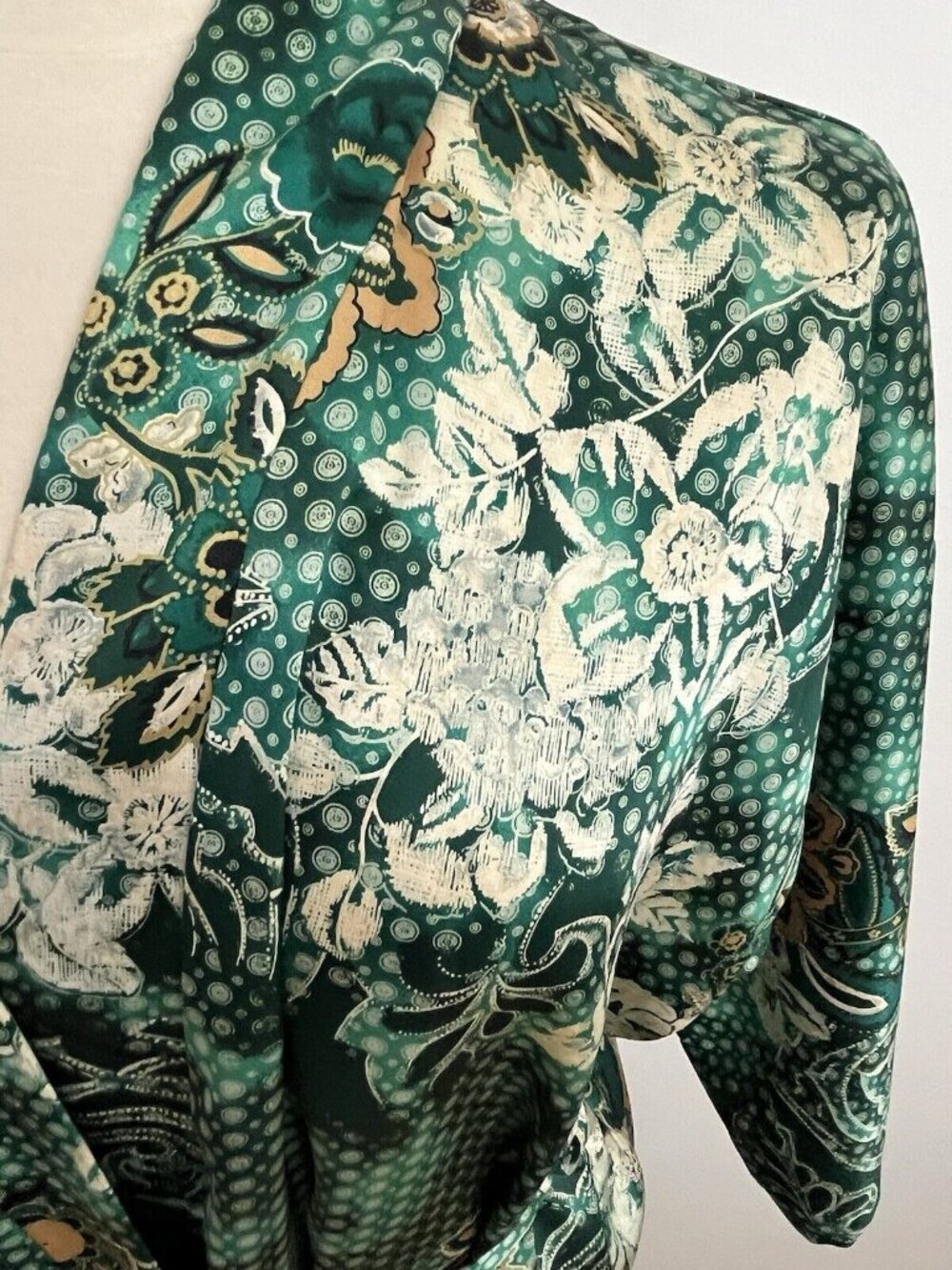 Vintage California Dynasty Lingerie Dressing Gown Peignoir Robe Women's L - Picture 5 of 14